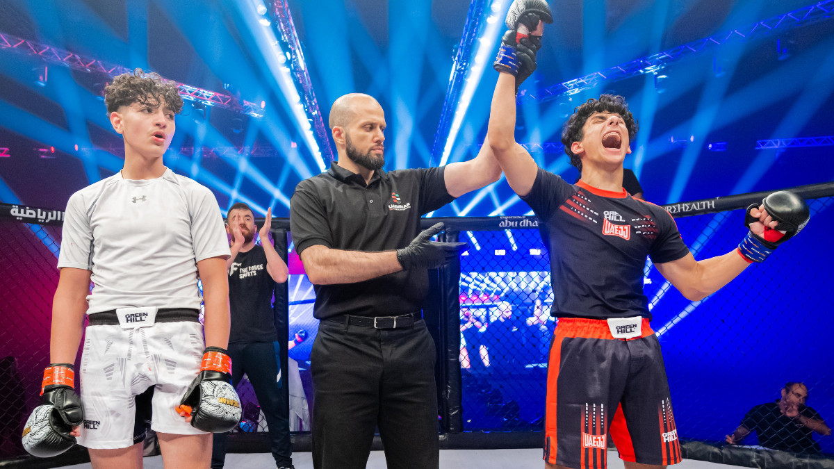 Young athletes impress at Youth MMA Championship. ACTION UAE