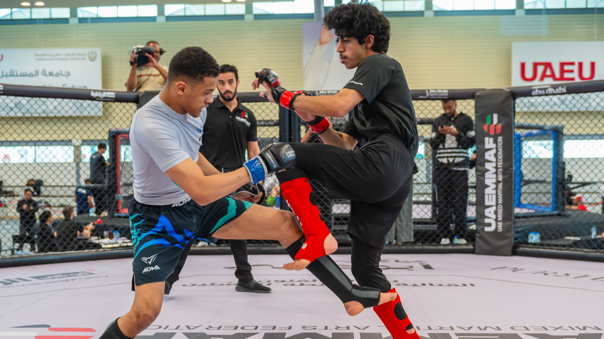 The Youth MMA Championship held at Dubai’s Shabab Al Ahli Club on 9 June. ACTION UAE