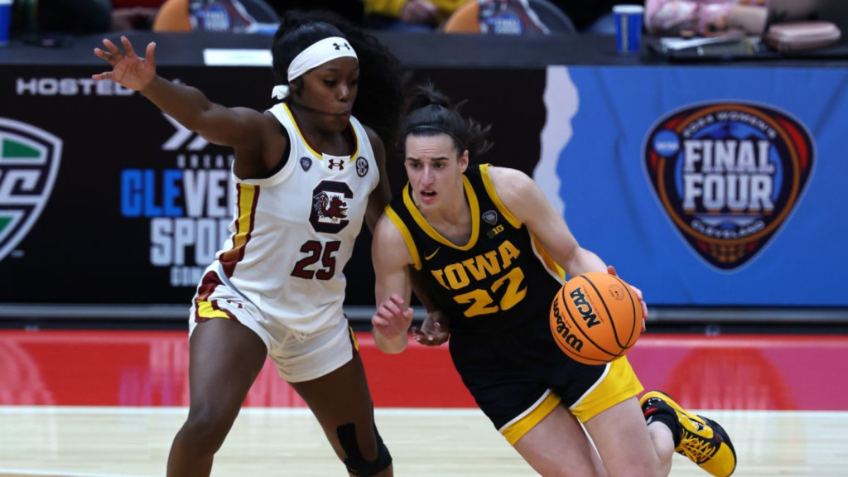
Caitlin Clark broke all scoring records in college basketball in the USA. GETTY IMAGES