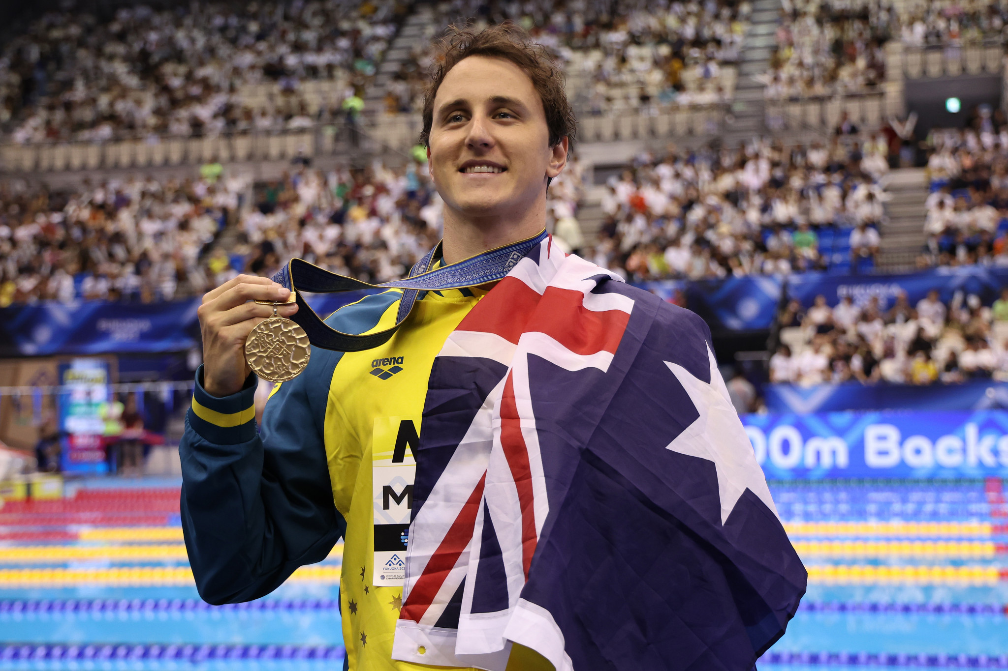 Cameron McEvoy secured his spot at Paris 2024 with an impressive 50m freestyle performance on Wednesday night. GETTY IMAGES