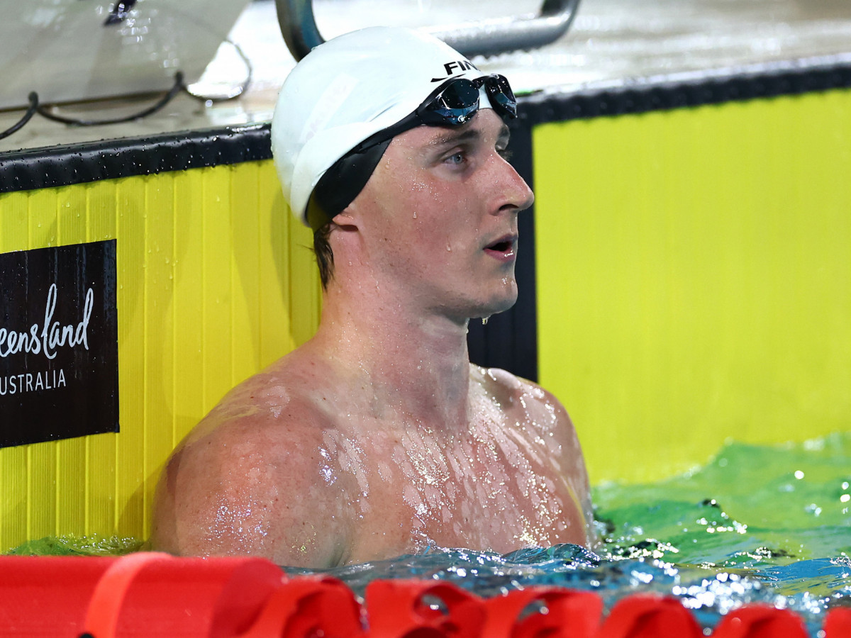 Cameron McEvoy secured his spot in Paris 2024 on Wednesday night. GETTY IMAGES