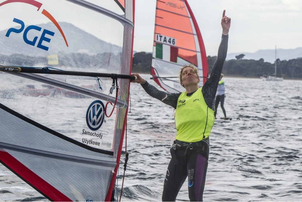Zofia Noceti-Klepacka earned victory in the women's RS:X event
