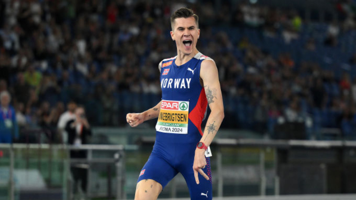 Jakob Ingebrigtsen is the most decorated male athlete in the history of the European Championships . GETTY IMAGES
