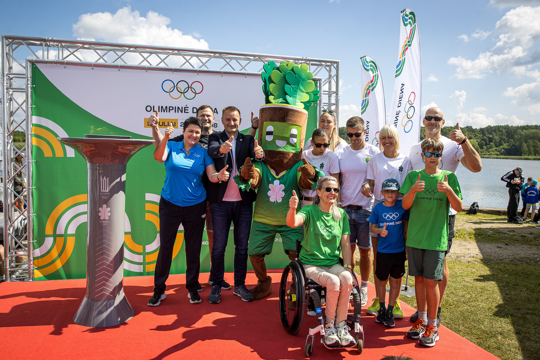 Lithuania celebrated a special Olympic Day which marked its 100th anniversary of Olympic participation. LNOC