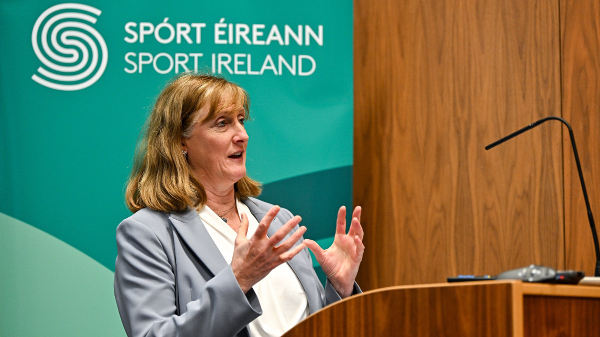 Úna May is the CEO of Sport Ireland. 'X' UNA MAY