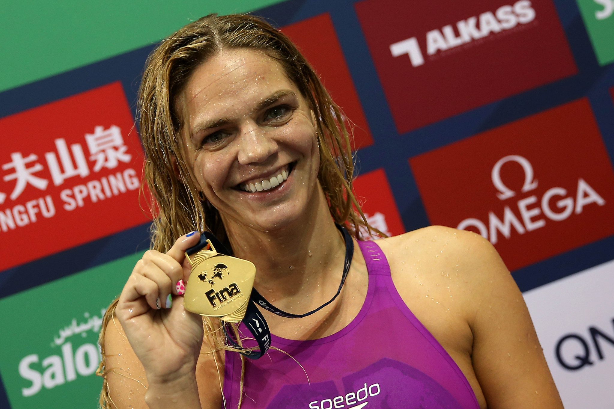 Yuliya Efimova became the first Russian swimmer to be granted neutral status. GETTY IMAGES