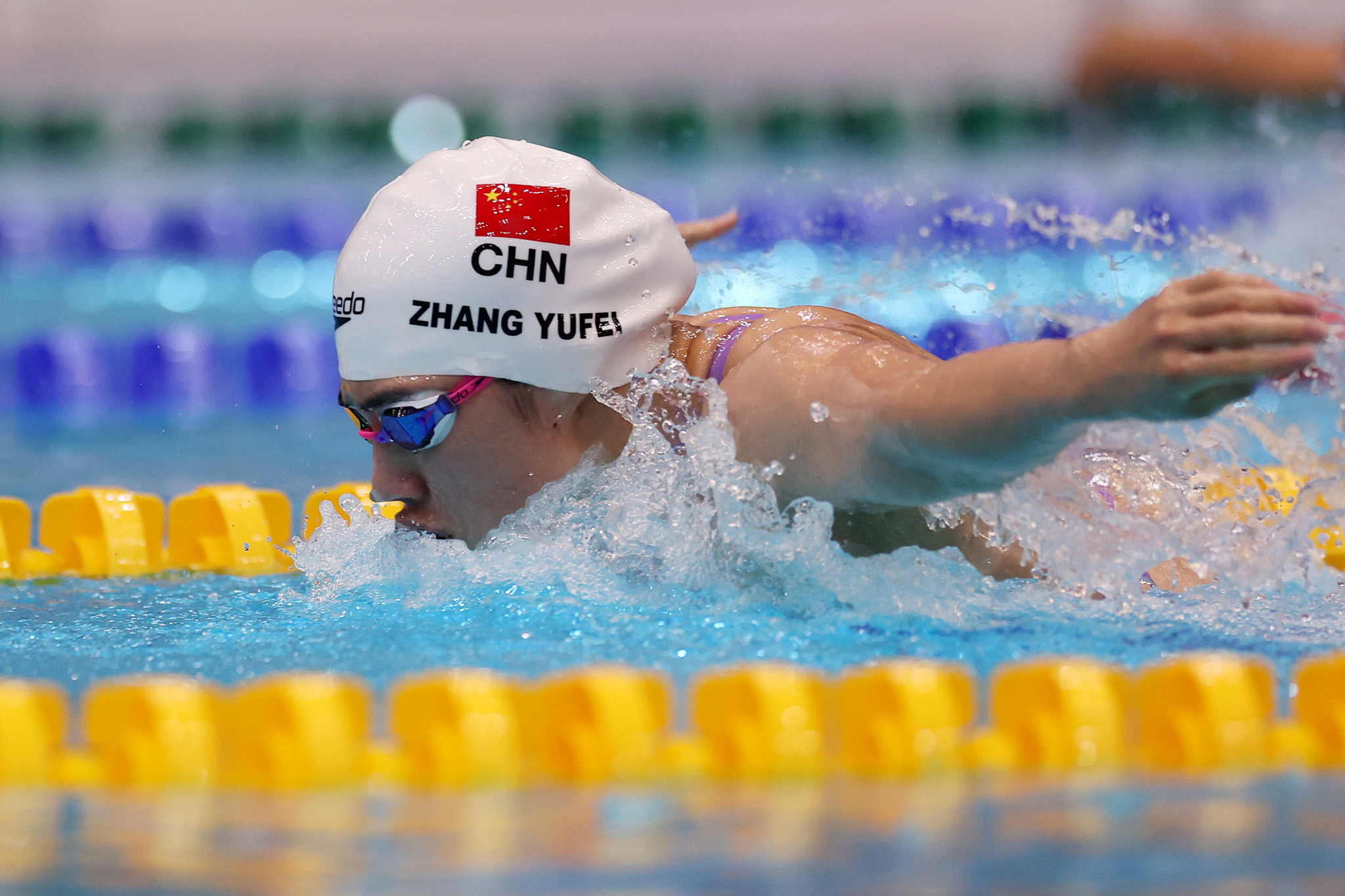 Zhang Yufei is on China's 2024 Olympic roster. GETTY IMAGES