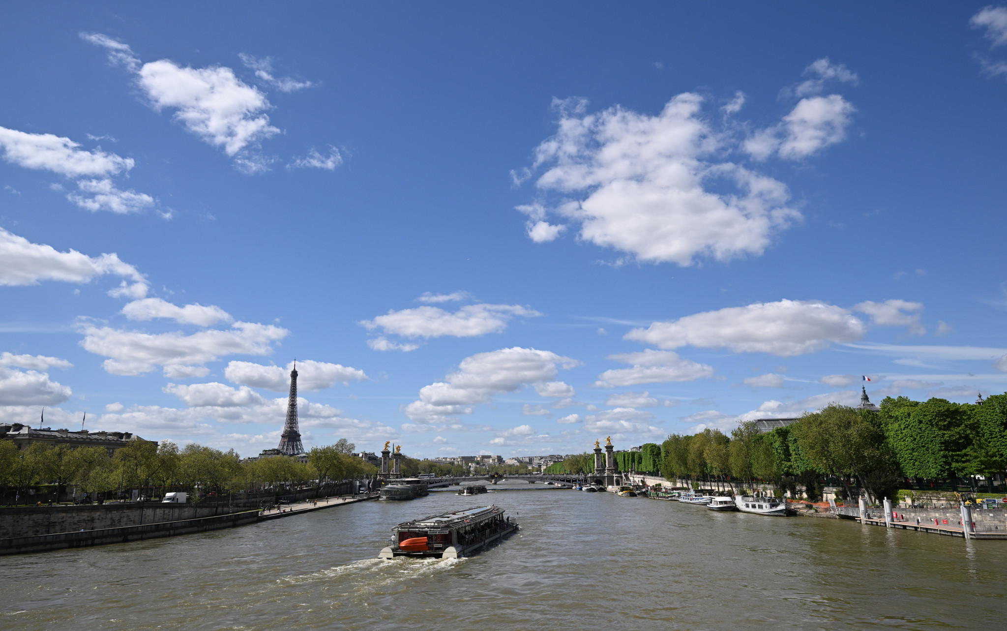 The opening ceremony will take place along the River Seine. GETTY IMAGES