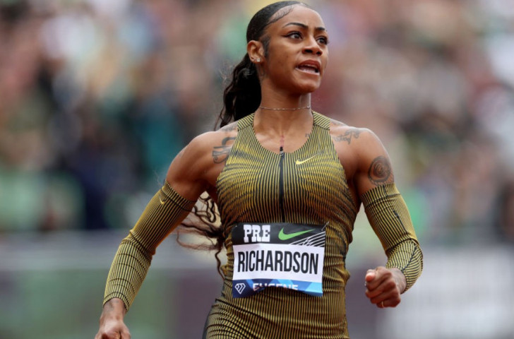 Richardson seeks Olympic redemption on the road to Paris 2024. GETTY IMAGES