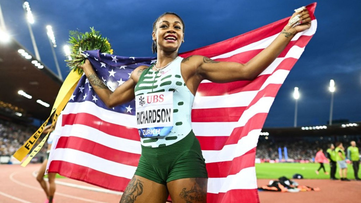 Richardson was reborn in 2023 with her victory at the World Championships. GETTY IMAGES