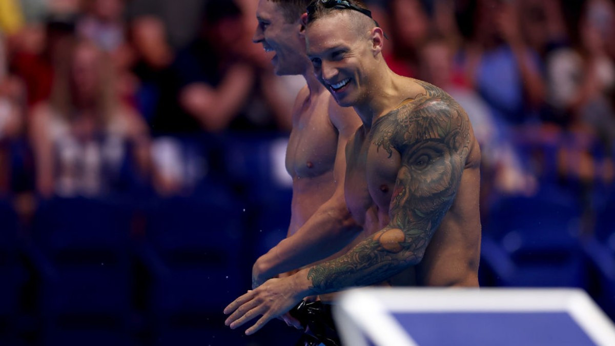 Dressel enjoyed his success at Lucas Oil in Indianapolis. GETTY IMAGES