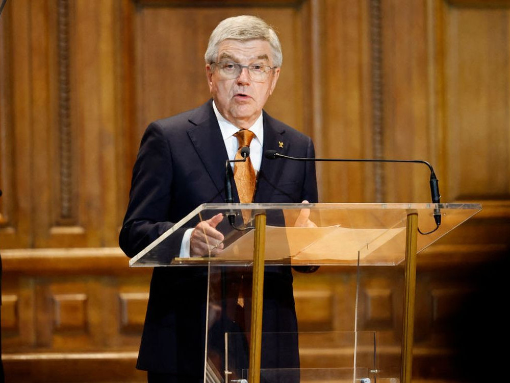 Thomas Bach as been told to step down. GETTY IMAGES