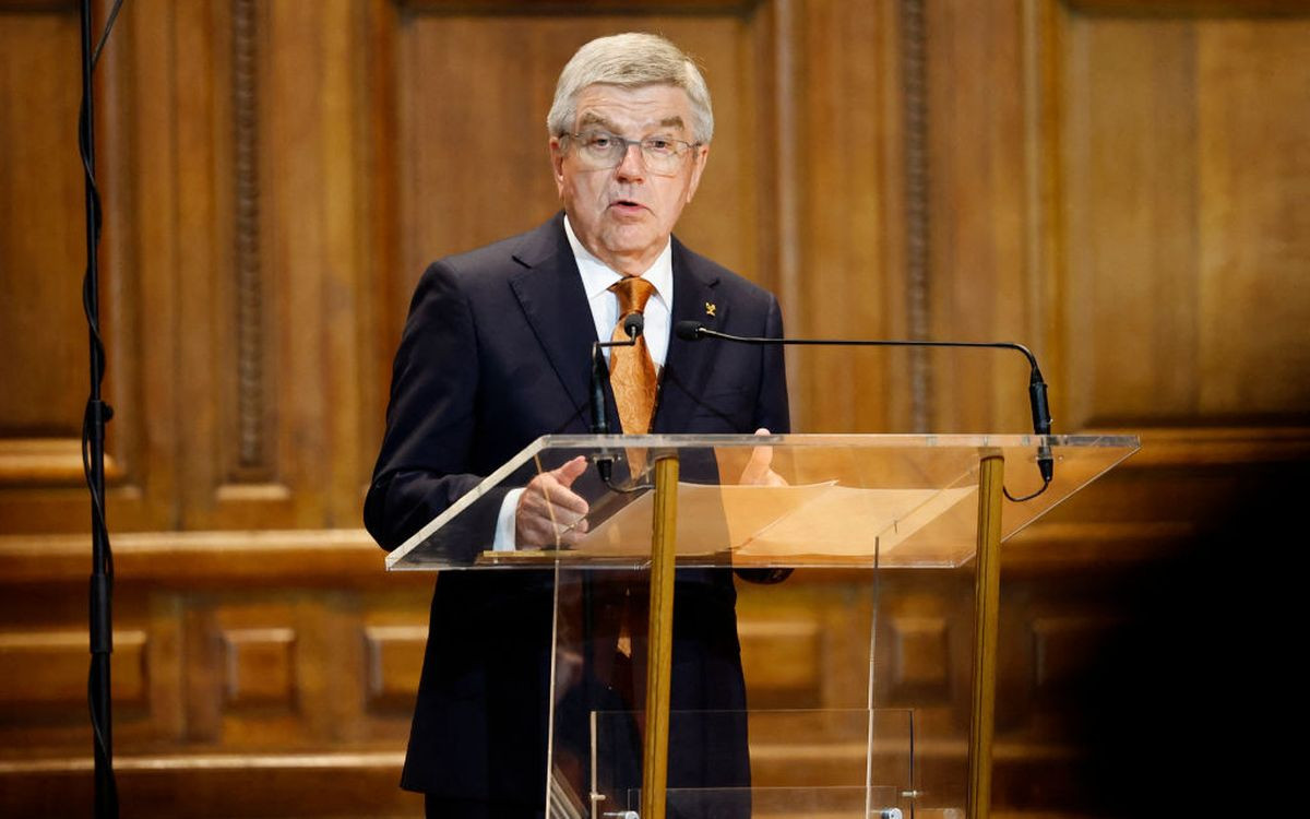 Thomas Bach has been told to step down. GETTY IMAGES