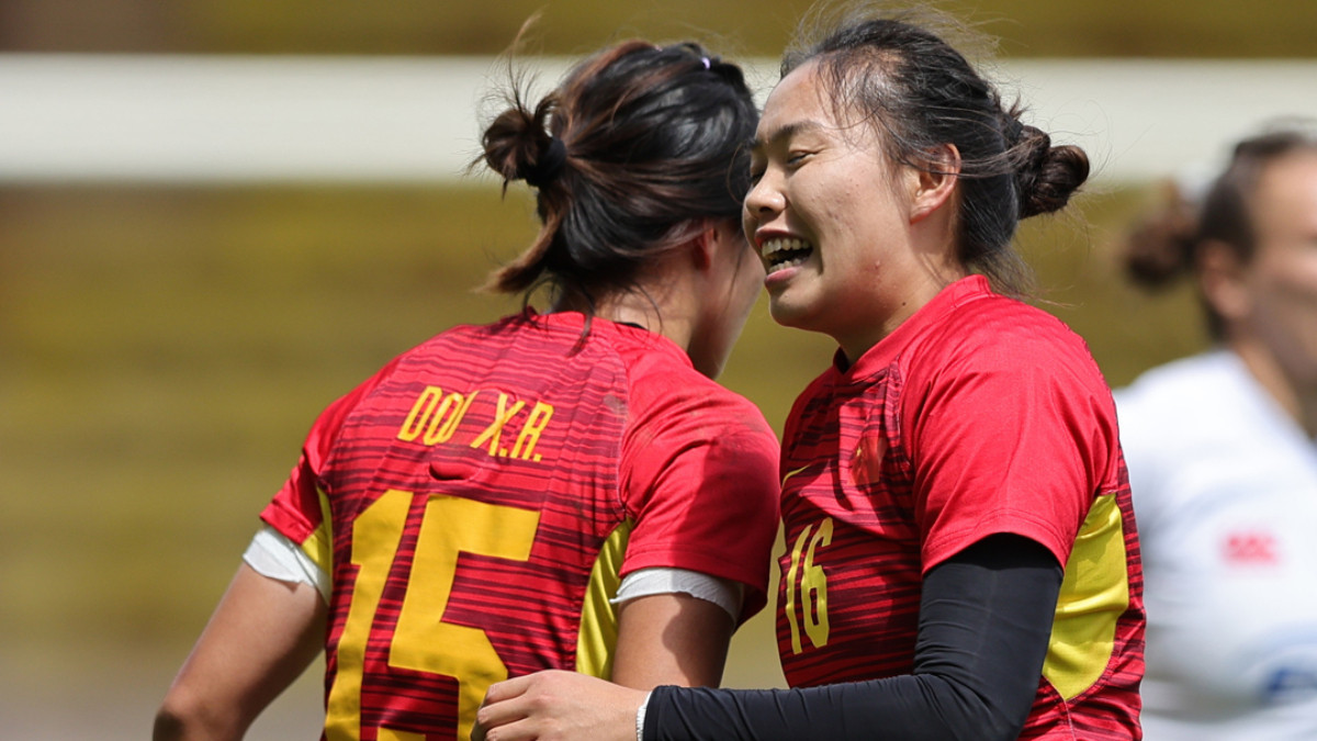 China to play in Paris 2024 women's Rugby Sevens tournament. WORLD RUGBY