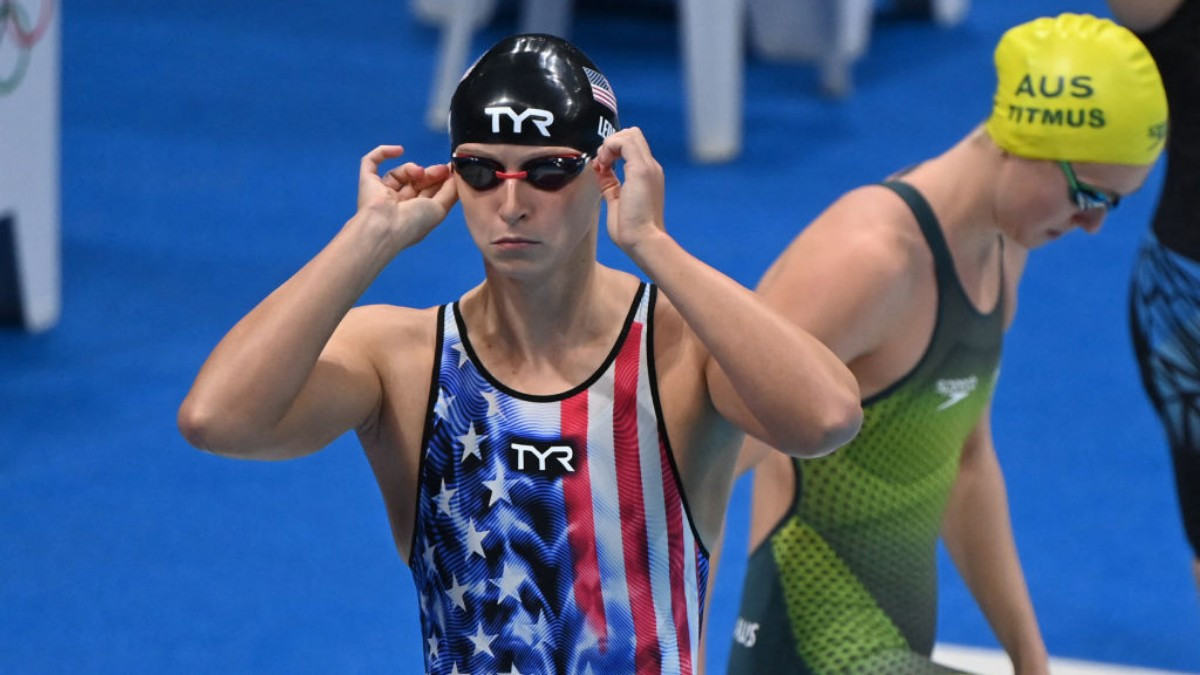The showdown between Ledecky and Titmus will be a highlight at Paris 2024. GETTY IMAGES