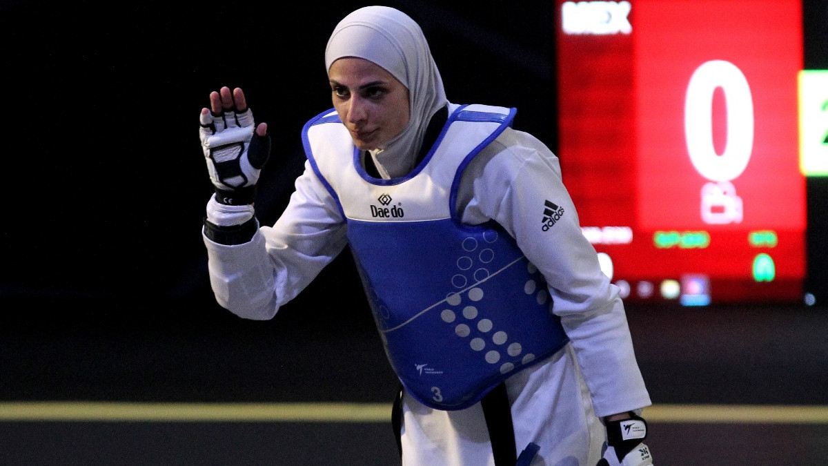 After the honour of being Jordan’s flagbearer at Tokyo 2020, Al-Sadeq has set her sights on a new goal at Paris 2024. GETTY IMAGES