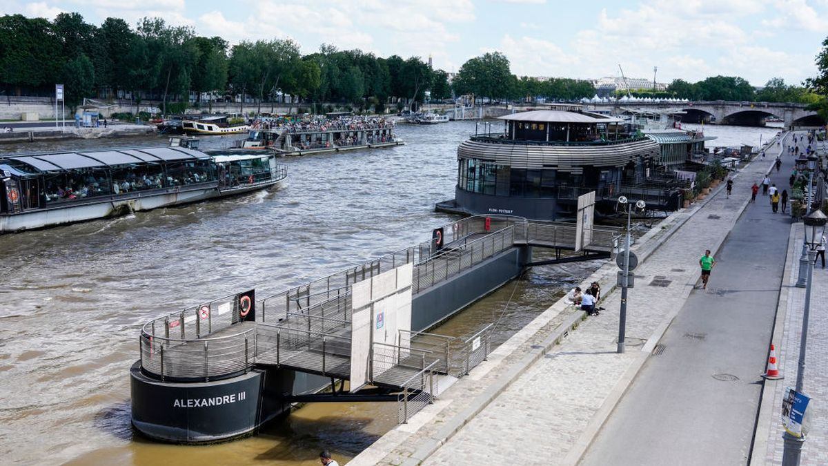 Banks of the Seine river in Paris, France, on 24 June 2024. GETTY IMAGES