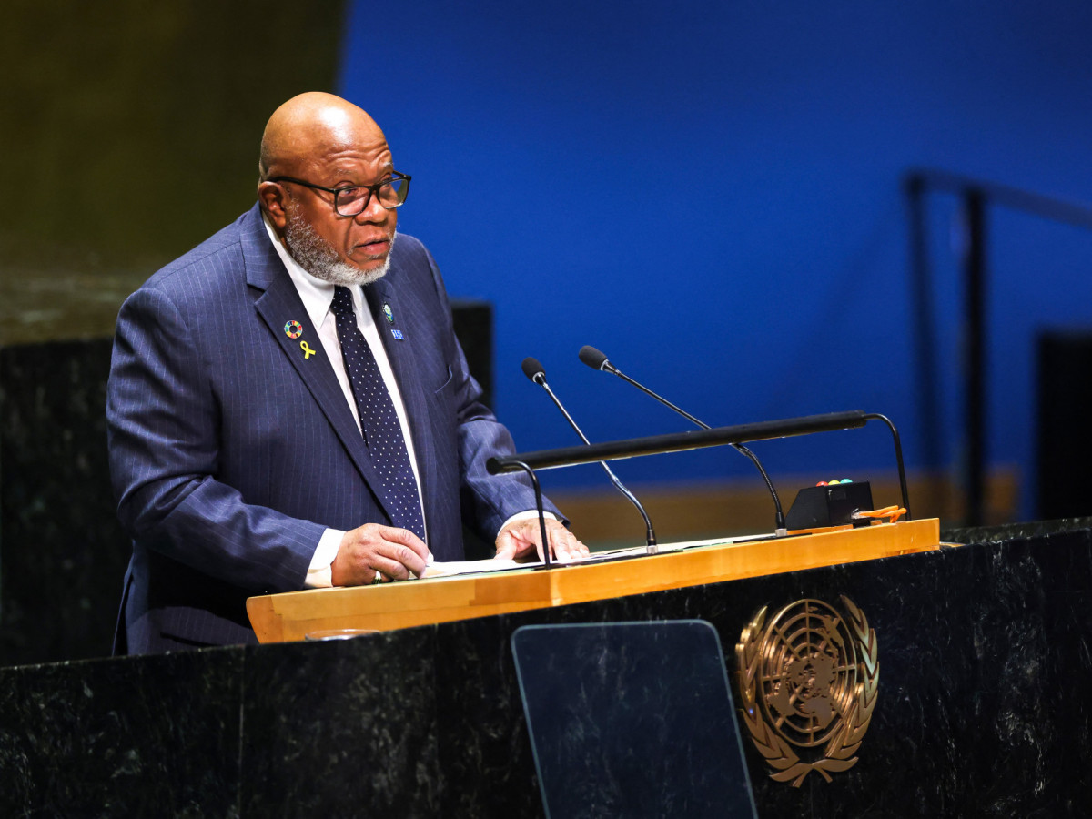 UNGA President Dennis Francis. GETTY IMAGES