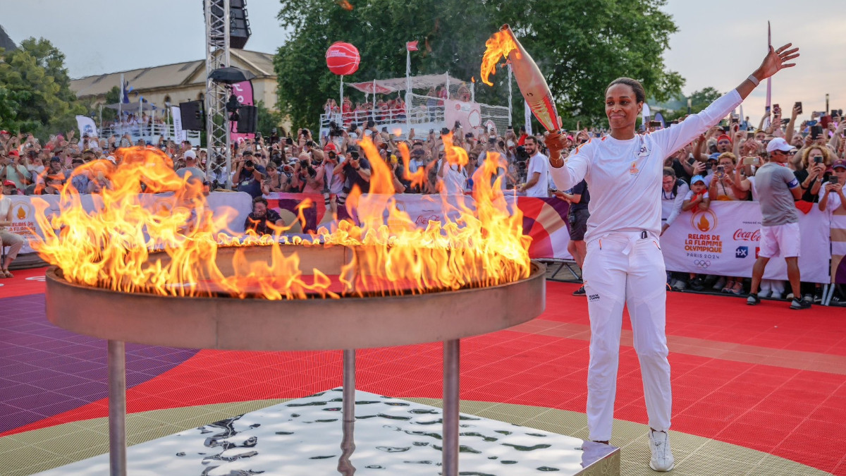 Torch Relay Stage 42: Culture, heritage and table tennis in Moselle. PARIS 2024
