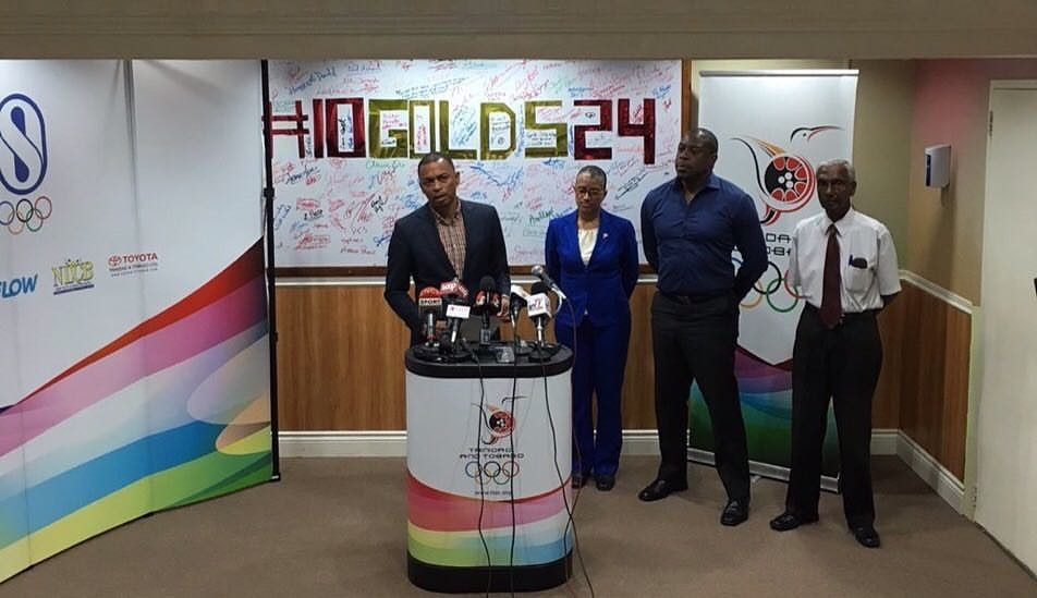 The announcement of the decision was made by TTOC President Brian Lewis at Olympic House in Port of Spain