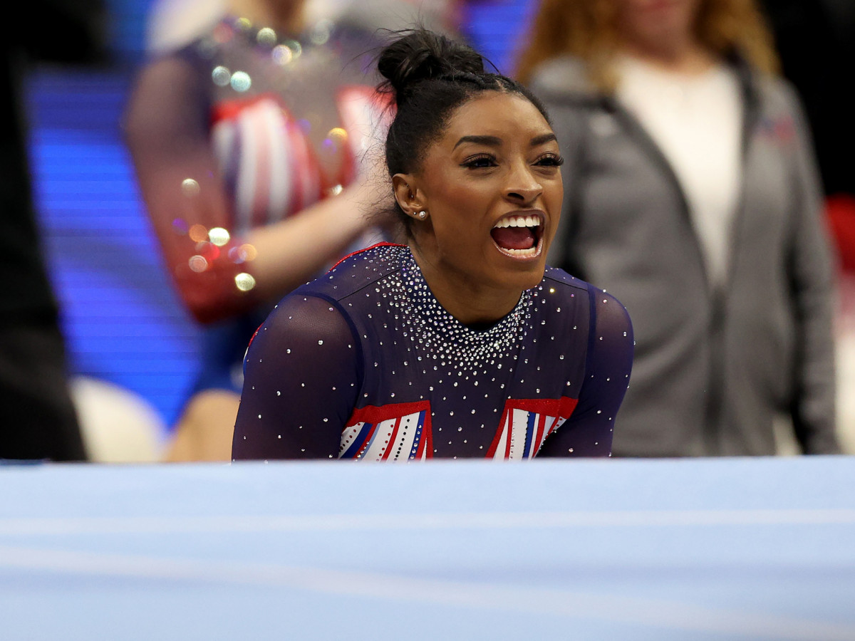Simone Biles is back and looking better than ever. GETTY IMAGES
