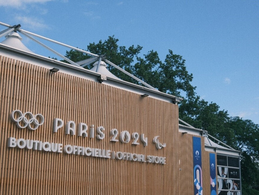Paris 2024 megastore opens on Champs Elysees ahead of Olympics. PARIS 2024