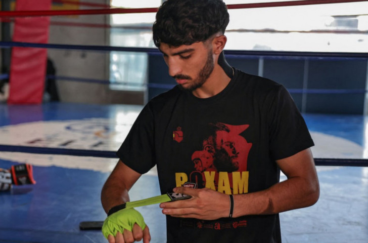 Paris 2024 will see the debut of Waseem Abu Sal, the first Palestinian Olympic boxer. GETTY IMAGES