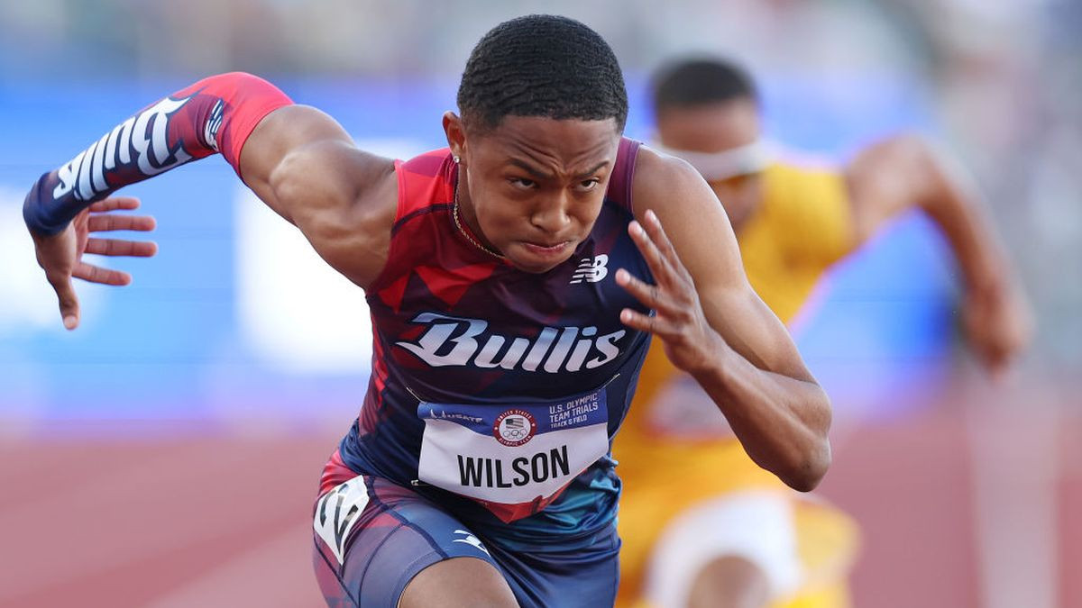 Quincy Wilson becomes the youngest male Olympic athlete in US history. GETTY IMAGES
