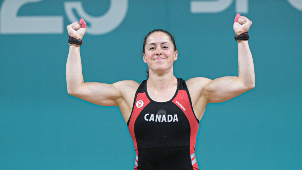 Maude Charron, from Canada, is a contender for the gold medal at Paris 2024. GETTY IMAGES