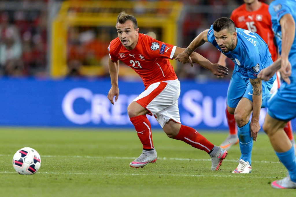 Several players born in Kosovo play for different countries, including Switzerland's Xherdan Shaqiri, who would not be allowed to play for their native country as things currently stand ©Getty Images