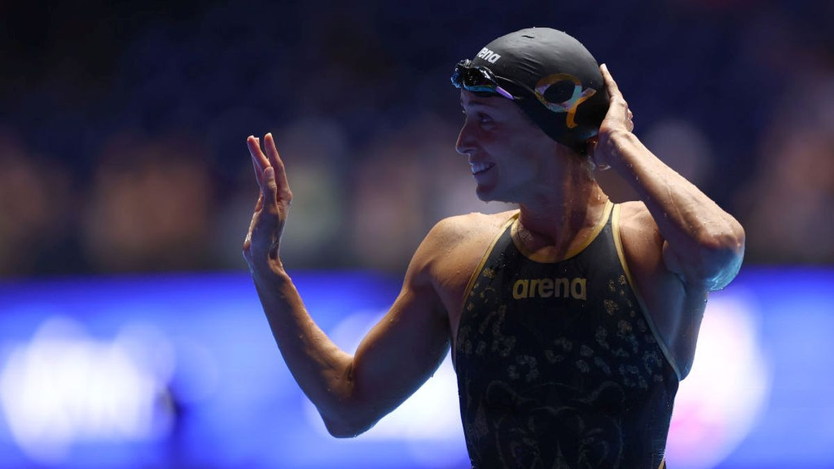 Swimmer Gabrielle Rose defies time at US trials. GETTY IMAGES