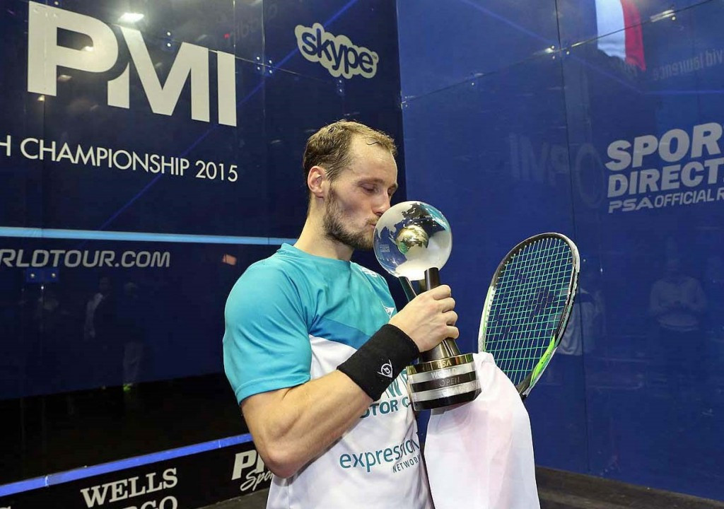 France’s Grégory Gaultier currently holds the men's world title ©PSA