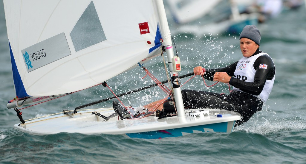 Alison Young has become the first British woman to win a global title in a solo Olympic dinghy class ©Getty Images