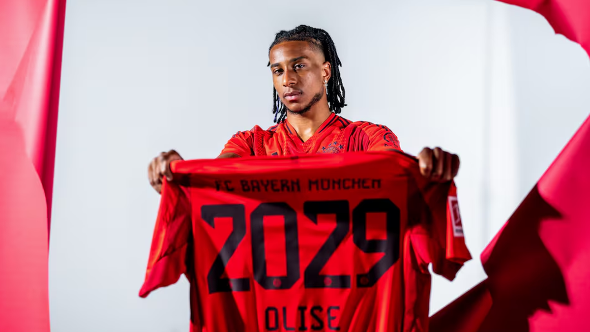 Olise, Bayern's new striker. GETTY IMAGES.