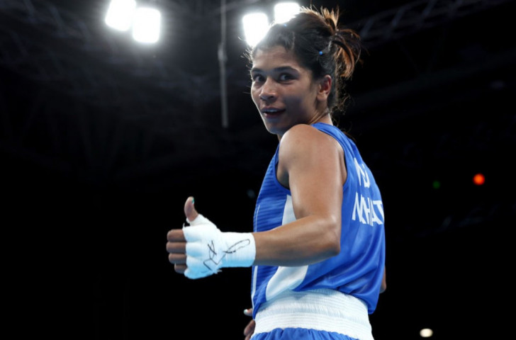 Nikhat Zareen, the defiant face of Indian boxing at Paris 2024. GETTY IMAGES
