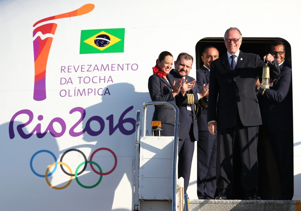 In pictures: Rio 2016 flame arrives in Brazil as Torch Relay begins