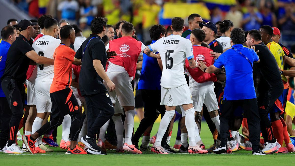 Copa America: Uruguay-Colombia brawl spills into stands