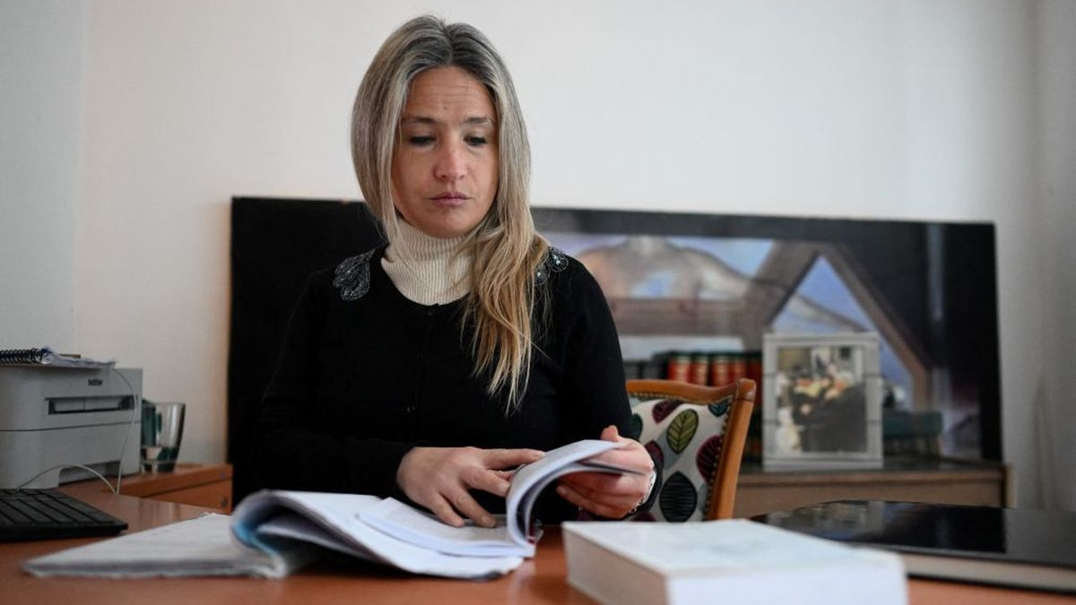 Natacha Romano, the lawyer of an Argentine woman who has accused two French international rugby players of rape. GETTY IMAGES
