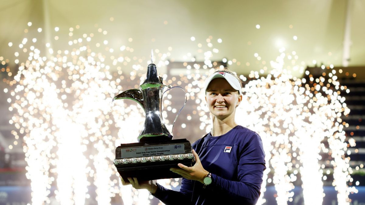 Barbora Krejcikova won the French Open in 2023. GETTY IMAGES.