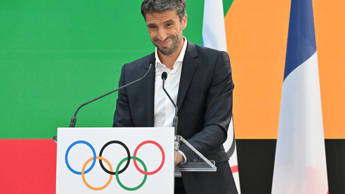 Tony Estanguet, president of the organising committee. GETTY IMAGES.