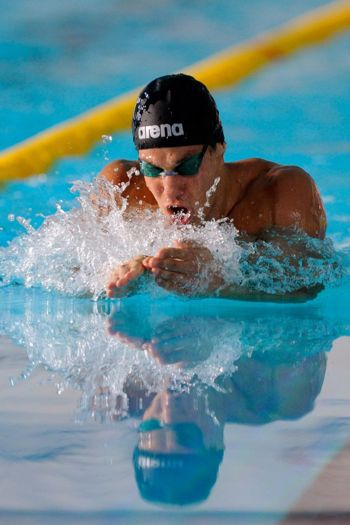 Ukraine's Oleksii Fedyna took the men’s 100m breaststroke SB13 title