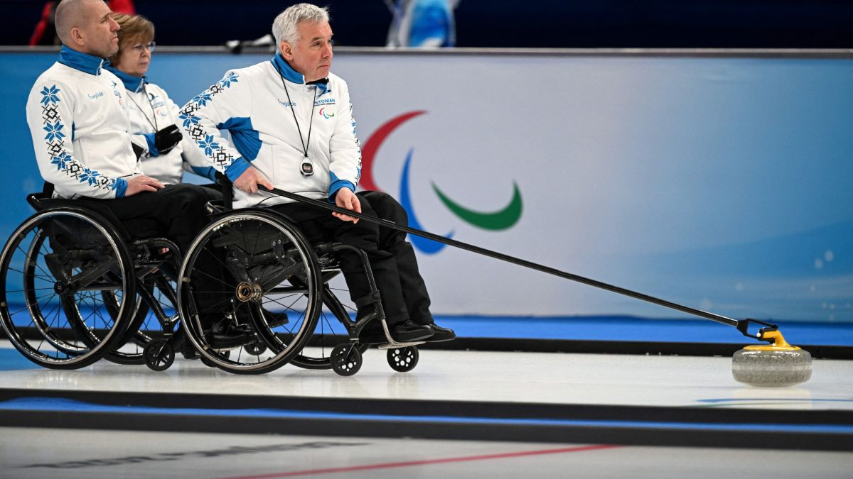 Estonia wheelchair curling beijing 2022. GETTY IMAGES.
