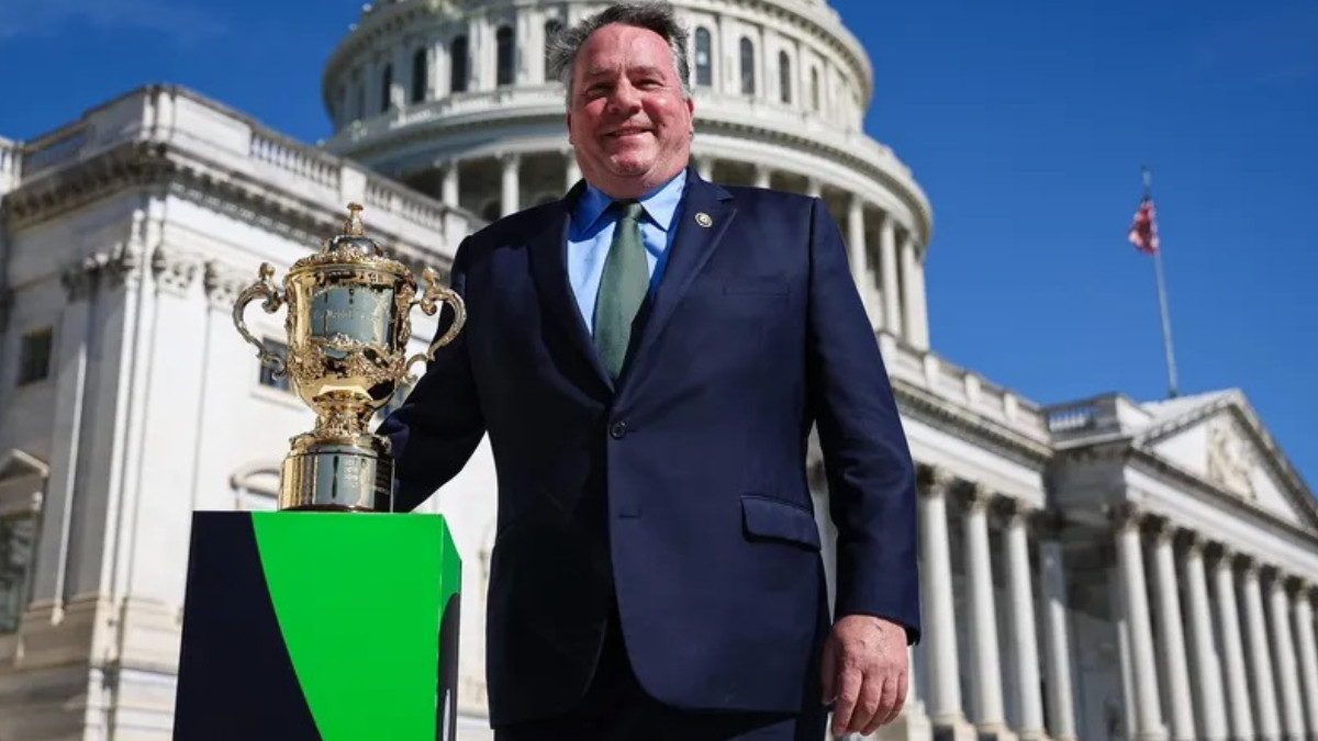 Congressional Rugby Caucus Co-Chair Congressman Alex X. Mooney in Washington. WORLD RUGBY