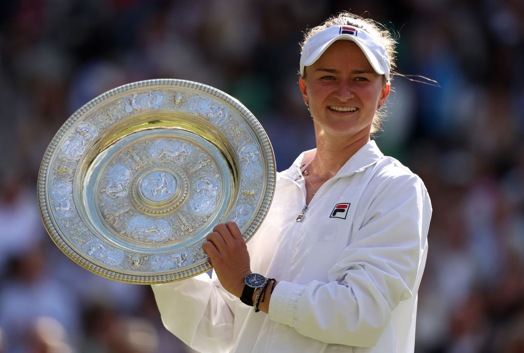 "The best day of my life," Barbora Krejcikova reacts to her Wimbledon win