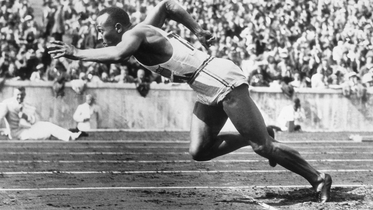 Jesse Owens, the athlete who defeated Nazism. GETTY IMAGES.