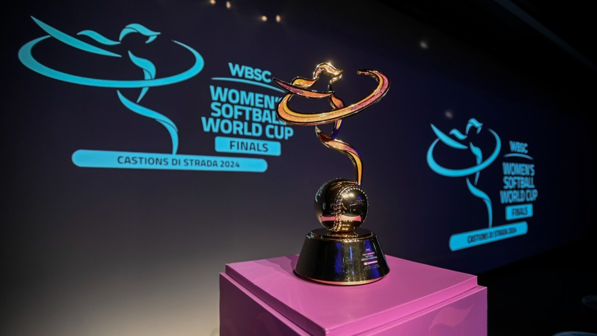 The beautiful trophy will be up for grabs at the Women's Softball World Cup Finals in Castions di Strada. WBSC