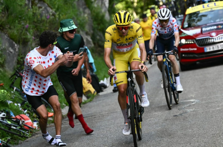 Pogacar seals Vingegaard's fate in the Tour de France. GETTY IMAGES