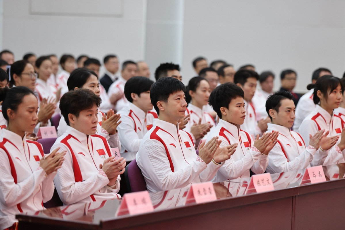 China has unveiled a 716-member delegation for the upcoming Olympic Games. WANG JING/CHINA DAILY
