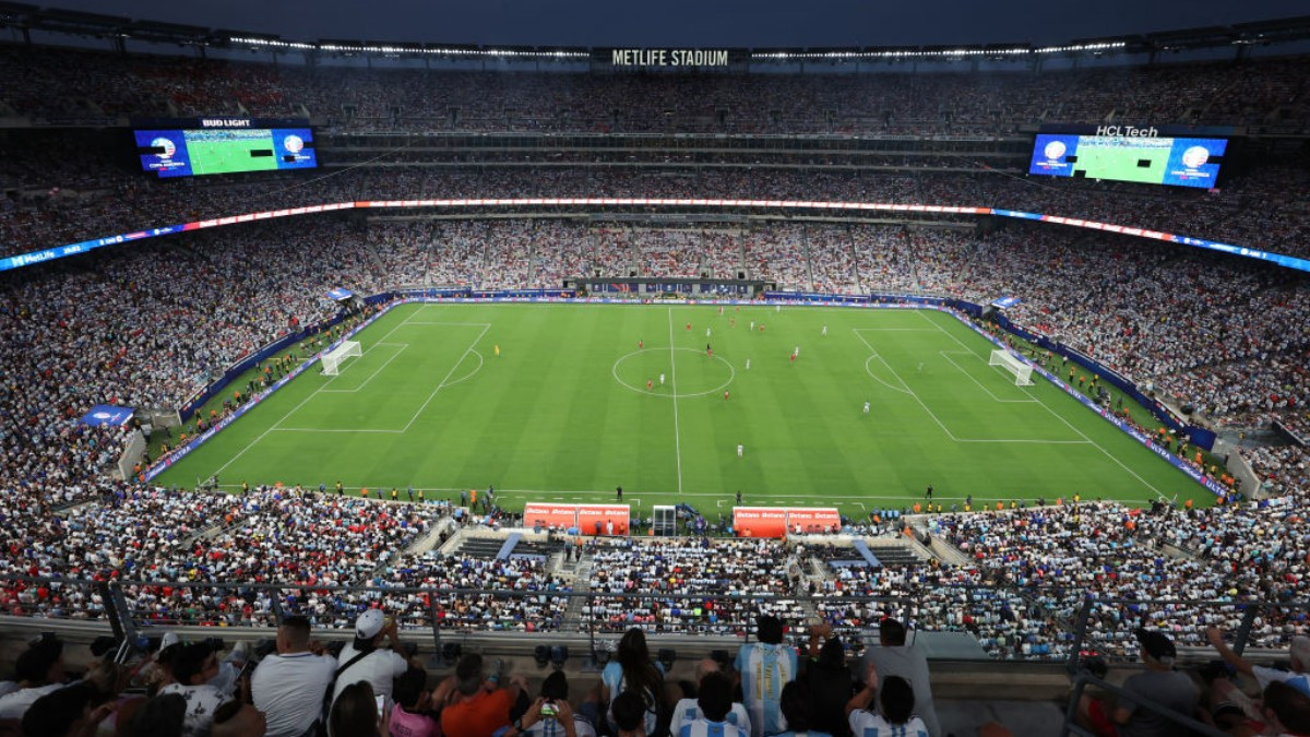 The MetLife Stadium will host eight matches and the final in the 2026 World Cup. GETTY IMAGES