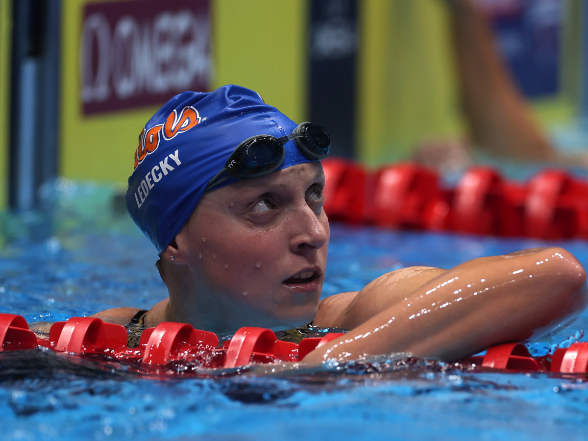 Katie Ledecky is gearing up for her fourth Olympic Games in Paris. GETTY IMAGES